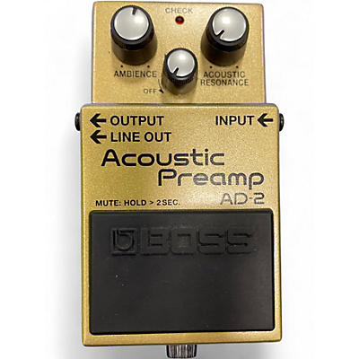 Used BOSS AD2 Acoustic Preamp Guitar Preamp