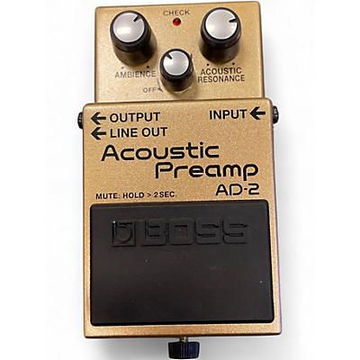 Used BOSS AD2 Acoustic Preamp Guitar Preamp