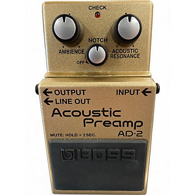 Used BOSS AD2 Acoustic Preamp Guitar Preamp