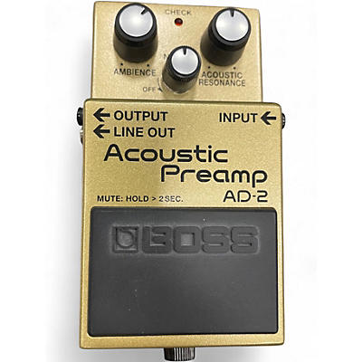 Used BOSS AD2 Acoustic Preamp Guitar Preamp