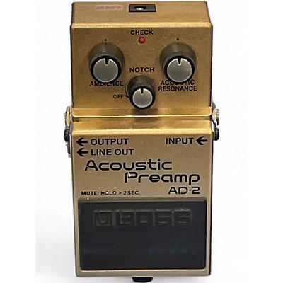 Used BOSS AD2 Acoustic Preamp Guitar Preamp