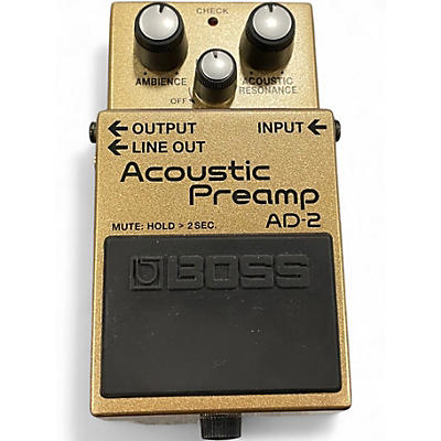 Used BOSS AD2 Acoustic Preamp Guitar Preamp