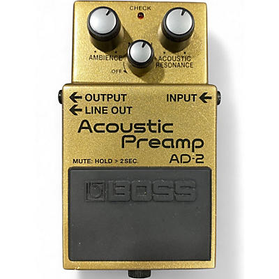 Used BOSS AD2 Acoustic Preamp Guitar Preamp