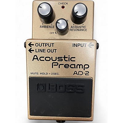 Used BOSS AD2 Acoustic Preamp Guitar Preamp