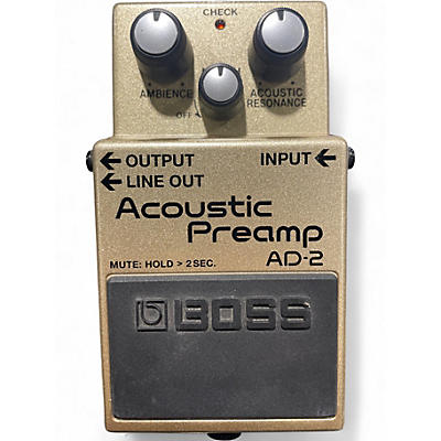 Used BOSS AD2 Acoustic Preamp Guitar Preamp