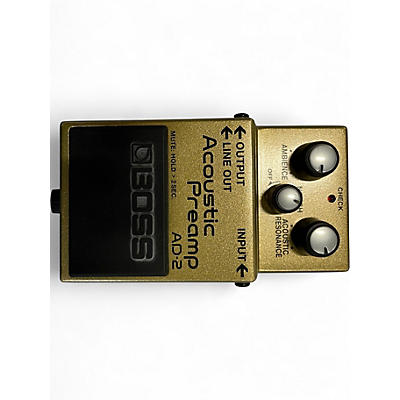 Used BOSS AD2 Acoustic Preamp Guitar Preamp
