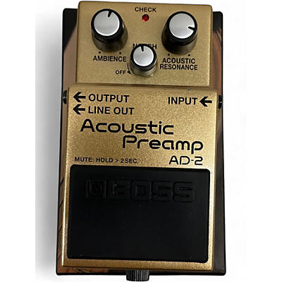 Used BOSS AD2 Acoustic Preamp Guitar Preamp