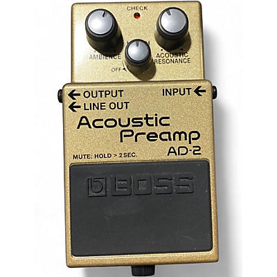 Used BOSS AD2 Acoustic Preamp Guitar Preamp