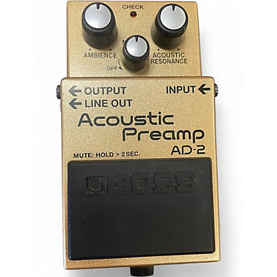 Used BOSS AD2 Acoustic Preamp Guitar Preamp