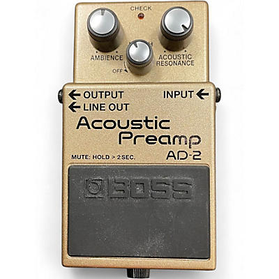 Used BOSS AD2 Acoustic Preamp Guitar Preamp