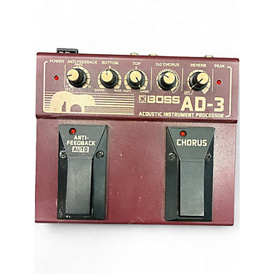 Used BOSS AD3 Acoustic Instrument Processor Effect Processor
