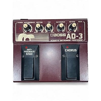 Used BOSS AD3 Acoustic Instrument Processor Effect Processor