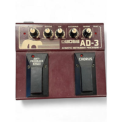 Used BOSS AD3 Acoustic Instrument Processor Effect Processor
