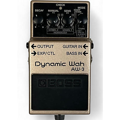 BOSS Used BOSS AW3 Dynamic Wah Effect Pedal