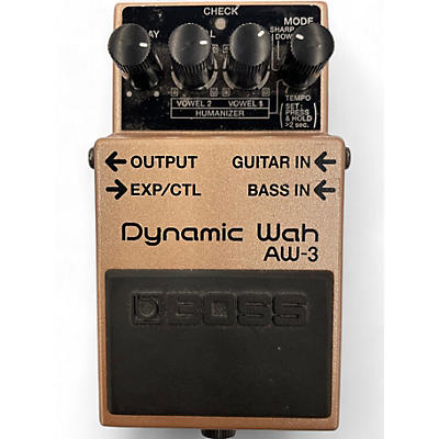 BOSS Used BOSS AW3 Dynamic Wah Effect Pedal