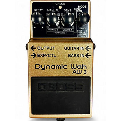 Used BOSS AW3 Dynamic Wah Effect Pedal