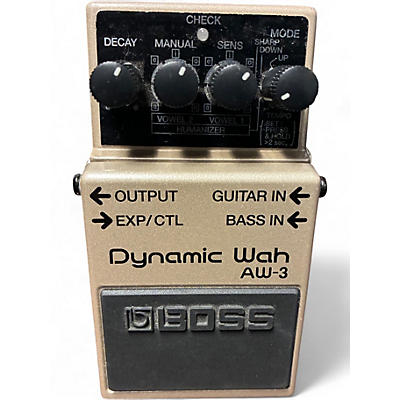 Used BOSS AW3 Dynamic Wah Effect Pedal