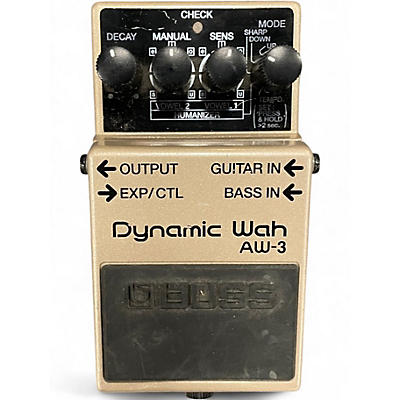 Used BOSS AW3 Dynamic Wah Effect Pedal