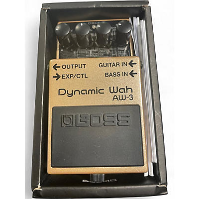 Used BOSS AW3 Dynamic Wah Effect Pedal