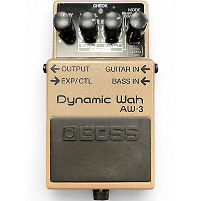 Used BOSS AW3 Dynamic Wah Effect Pedal