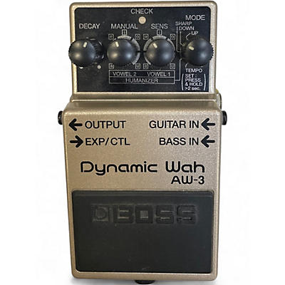 Used BOSS AW3 Dynamic Wah Effect Pedal
