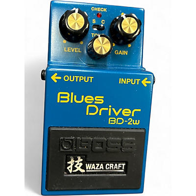 Used BOSS BD2W Blues Driver Waza Craft Effect Pedal