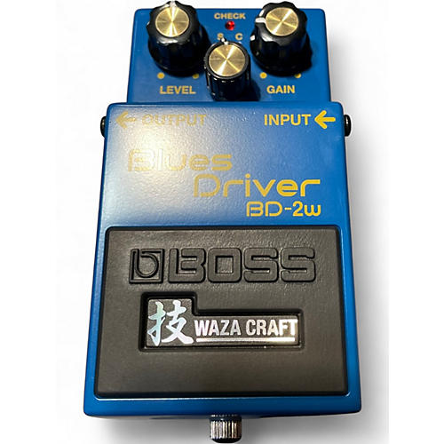 Used BOSS BD2W Blues Driver Waza Craft Effect Pedal