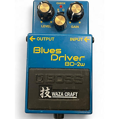Used BOSS BD2W Blues Driver Waza Craft Effect Pedal