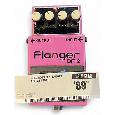 Used BOSS BF2 Flanger Effect Pedal