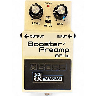 Used BOSS BP-1W WAZA CRAFT BOOSTER/PREAMP Effect Pedal