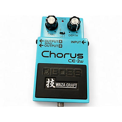 Used BOSS CE-2W WAZA CRAFT CHORUS Effect Pedal