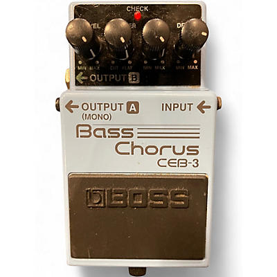 Used BOSS CE2B Bass Chorus Bass Effect Pedal