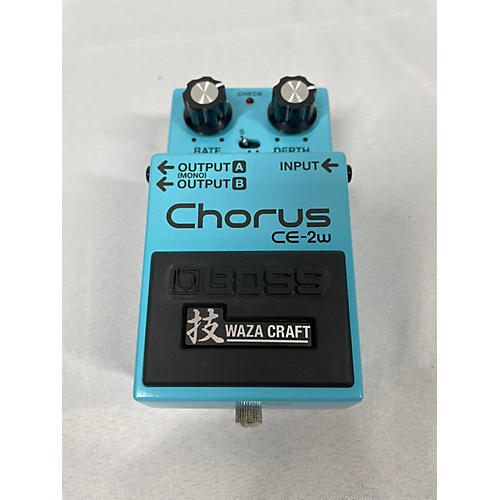 BOSS Used BOSS CE2W Waza Craft Chorus Effect Pedal