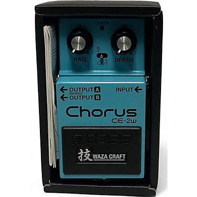 BOSS Used BOSS CE2W Waza Craft Chorus Effect Pedal