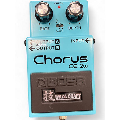 BOSS Used BOSS CE2W Waza Craft Chorus Effect Pedal