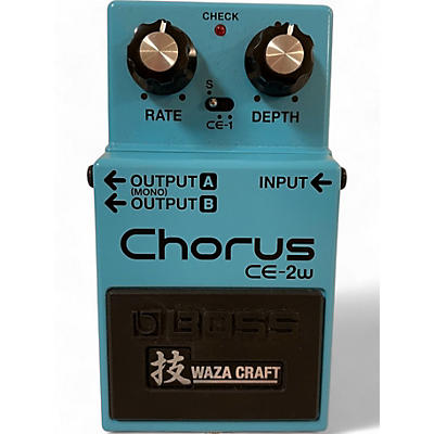 BOSS Used BOSS CE2W Waza Craft Chorus Effect Pedal