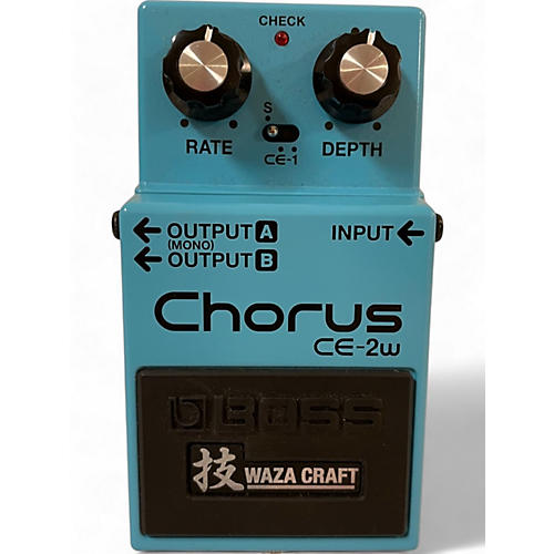 BOSS Used BOSS CE2W Waza Craft Chorus Effect Pedal