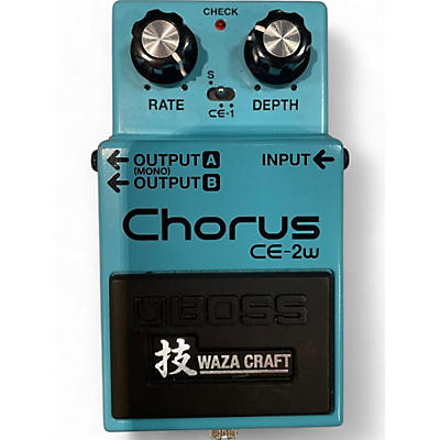 BOSS Used BOSS CE2W Waza Craft Chorus Effect Pedal