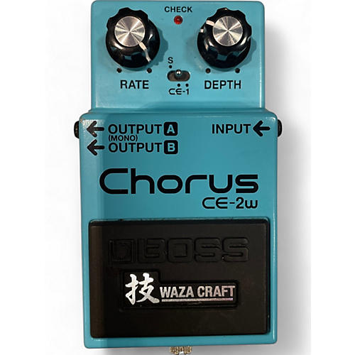 BOSS Used BOSS CE2W Waza Craft Chorus Effect Pedal