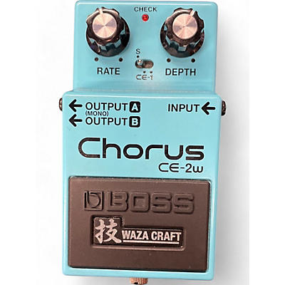 BOSS Used BOSS CE2W Waza Craft Chorus Effect Pedal