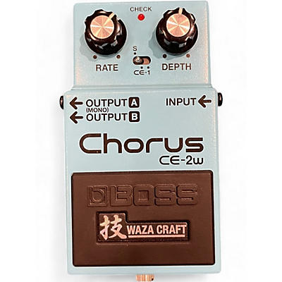 BOSS Used BOSS CE2W Waza Craft Chorus Effect Pedal