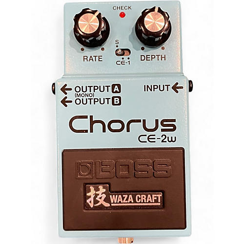 BOSS Used BOSS CE2W Waza Craft Chorus Effect Pedal