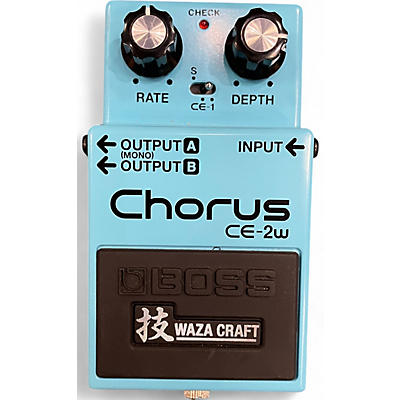 BOSS Used BOSS CE2W Waza Craft Chorus Effect Pedal