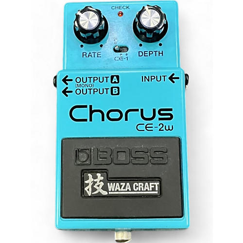 BOSS Used BOSS CE2W Waza Craft Chorus Effect Pedal