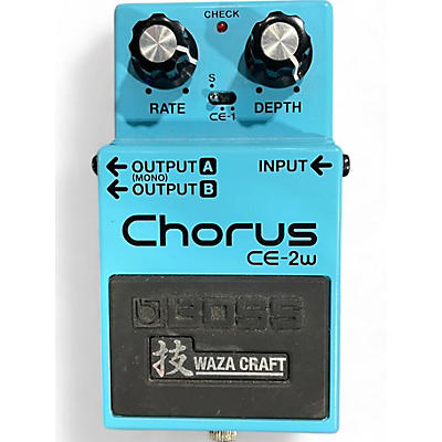 BOSS Used BOSS CE2W Waza Craft Chorus Effect Pedal