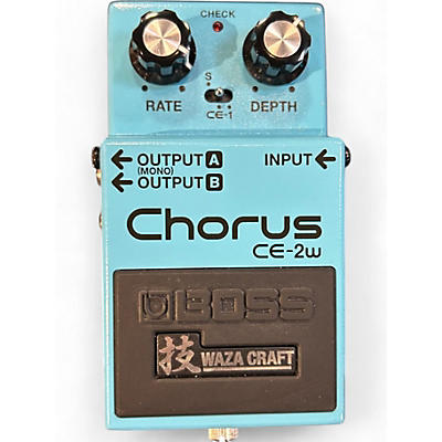 Used BOSS CE2W Waza Craft Chorus Effect Pedal