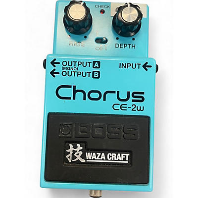 Used BOSS CE2W Waza Craft Chorus Effect Pedal