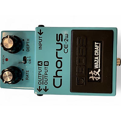 Used BOSS CE2W Waza Craft Chorus Effect Pedal