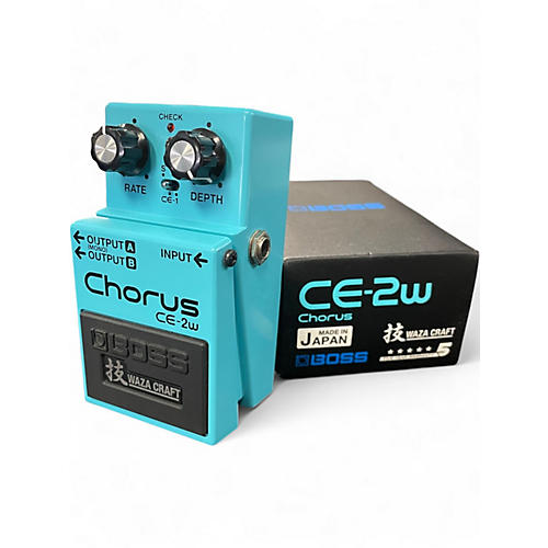 Used BOSS CE2W Waza Craft Chorus Effect Pedal
