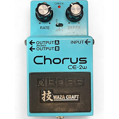 Used BOSS CE2W Waza Craft Chorus Effect Pedal